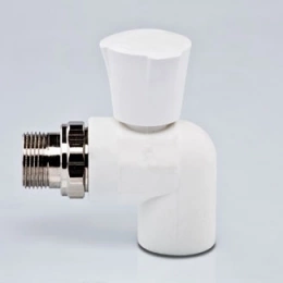 Кран шаровой для радиаторов угловой Tebo D 25 x 3/4"