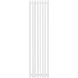 Трубчатый радиатор Stout TUBE QUADRO QV40-1750- 8 секций R нижнее правое подключение (белый муар)