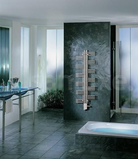 Электрический полотенцесушитель однорядный Zehnder Yucca YSEC-180-060/RD (хром)
