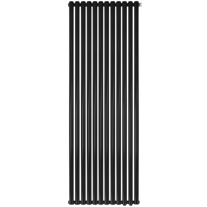 Трубчатый радиатор Stout TUBE ROUND R40 1-1750- 12 секций RT нижнее правое подключение (черный)