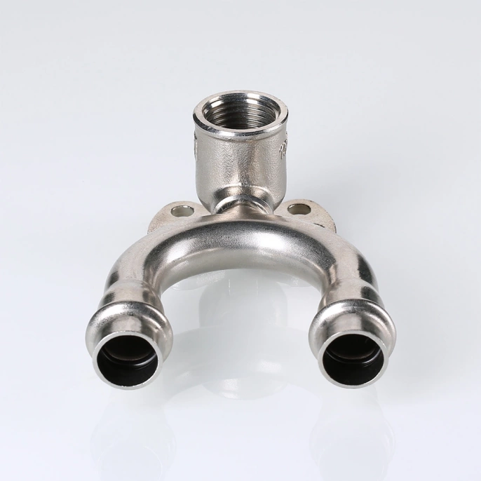 Водорозетка Inox-Press Valtec 15 мм х 1/2" проходная