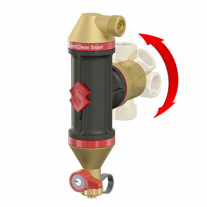 Сепаратор воздуха и грязи Flamco Flamcovent Clean Smart 3/4" EcoPlus