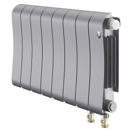 Радиатор биметаллический Royal Thermo Infinity 300 Silver Satin VR80 - 8 секций