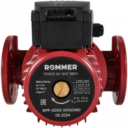 Насос циркуляционный Rommer FORCE 50-120F 380 V фланцевый