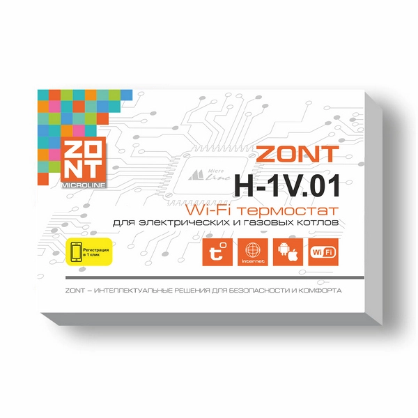 Wi-Fi термостат ZONT H-1V.01