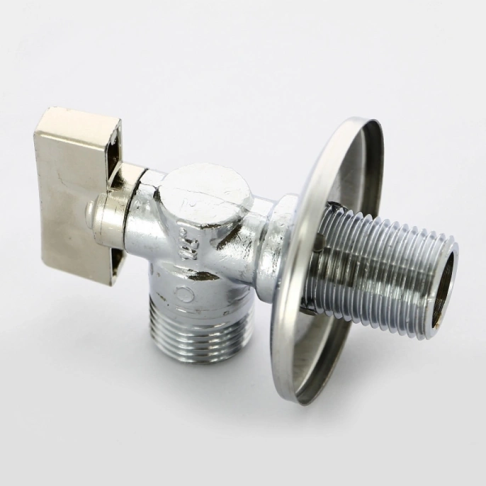 Кран шаровый Bugatti Minnesota 1/2"x 1/2" НР-НР, 872, с розеткой, с удлиненной резьбой