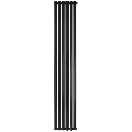 Трубчатый радиатор Stout TUBE ROUND R40 1-1750- 6 секций RT нижнее правое подключение (черный)