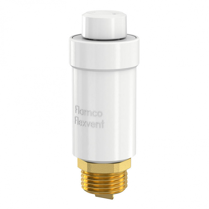 Автоматический поплавковый воздухоотводчик Flamco Flexvent 1/2" white