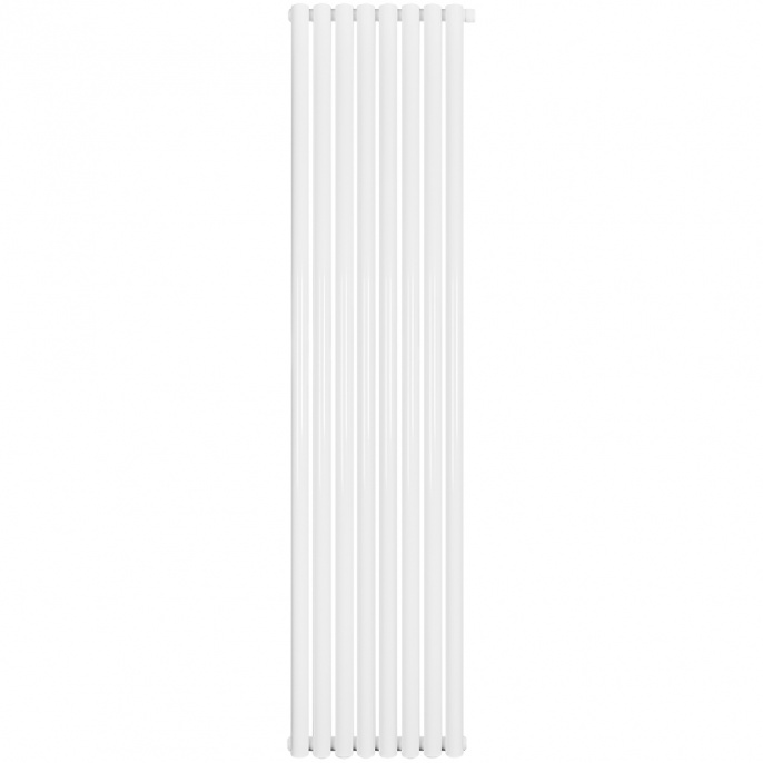 Трубчатый радиатор Stout TUBE ROUND R40 1-1750- 8 секций RT нижнее правое подключение (белый)