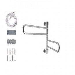 Полотенцесушитель электрический Energy U chrome G2 36 W поворотный