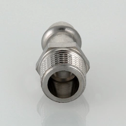 Муфта Inox-Press Valtec 15 мм х 1/2" (нар.резьба)