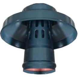 Оголовок с ветрозащитой Rommer D 80 Черный (Алюминий)