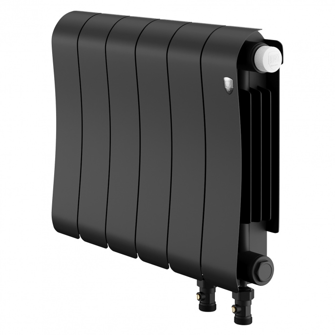 Радиатор биметаллический Royal Thermo Infinity 300 Noir Sable VR80 - 6 секций
