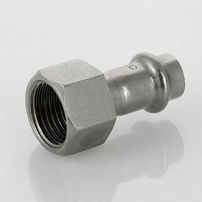 Муфта Inox-Press Valtec 18 мм х 1/2" (вн.резьба)