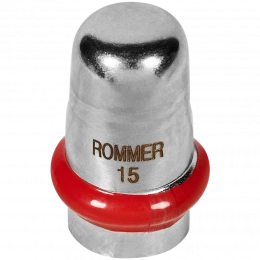 Заглушка Rommer 15 из нержавеющей стали прессовой