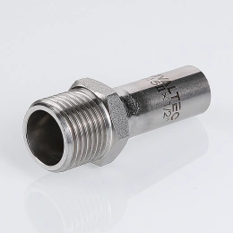 Вставка Inox-Press Valtec 15 мм х 1/2" (нар.резьба)