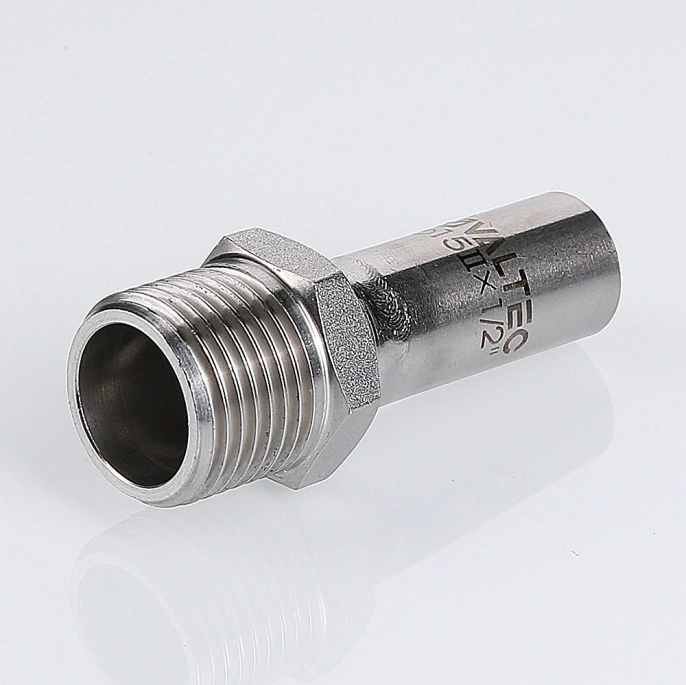 Вставка Inox-Press Valtec 15 мм х 1/2" (нар.резьба)