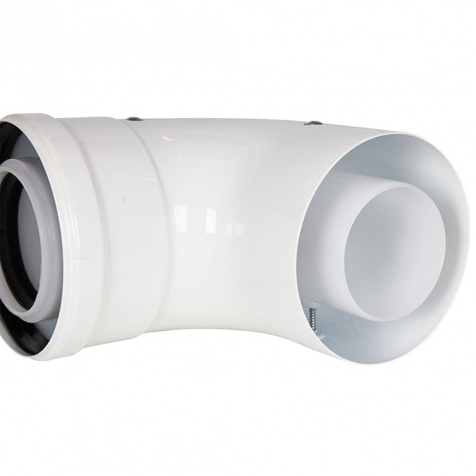 Отвод конденсационный Rommer угол 90° D 60/100