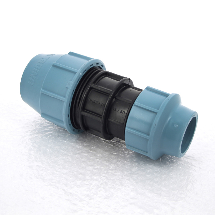 Муфта редукционная обжим для труб ПНД Unidelta 63x50