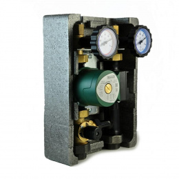 Группа быстрого монтажа BMU-C-40-25-P-L NED Thermo InstallHEAT с 3-х ходовым смесителем 1" с насосом DAB VA 65/130 (левое подключение)