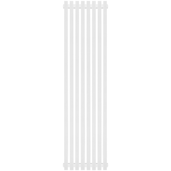 Трубчатый радиатор Stout TUBE QUADRO QV40-1750- 8 секций R нижнее правое подключение (белый муар)
