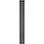 Трубчатый радиатор Stout TUBE ROUND R40 1-1750- 4 секции боковое подключение (черный)