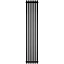 Трубчатый радиатор Stout TUBE QUADRO QV40-1750- 6 секций боковое подключение (черный матовый муар)