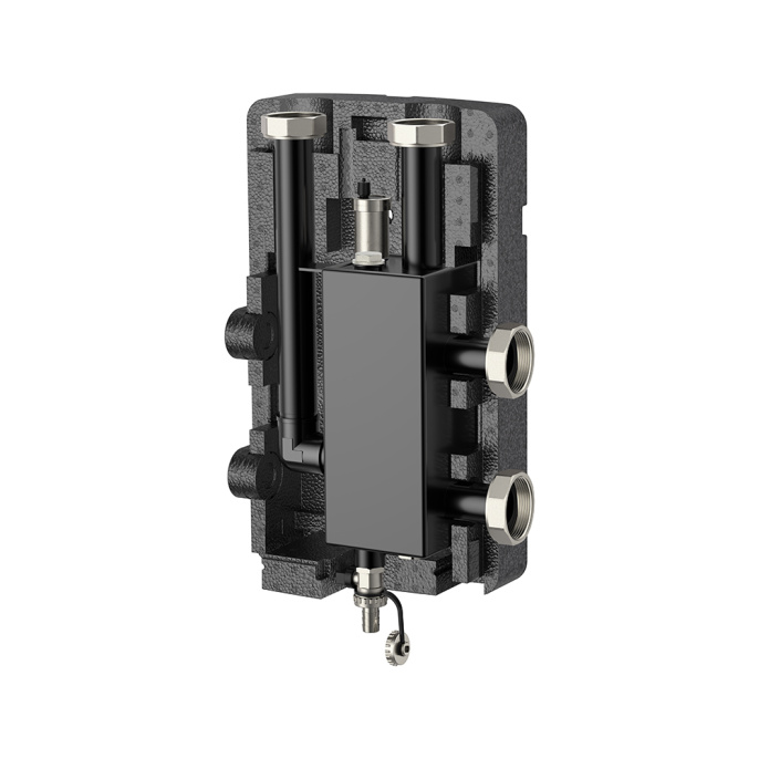Гидравлический разделитель Varmega V-Flow DN32, сталь, с термоизоляцией