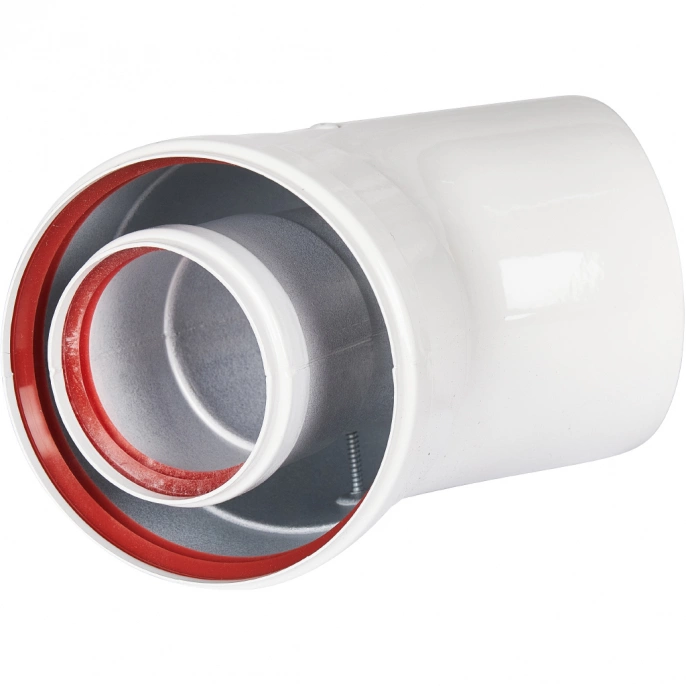 Отвод промежуточный раструбный Rommer 45° D 60/100 (наружный диаметр мама/папа)