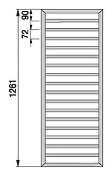 Полотенцесушитель водяной Zehnder Subway SUBC-130-060 (хром)