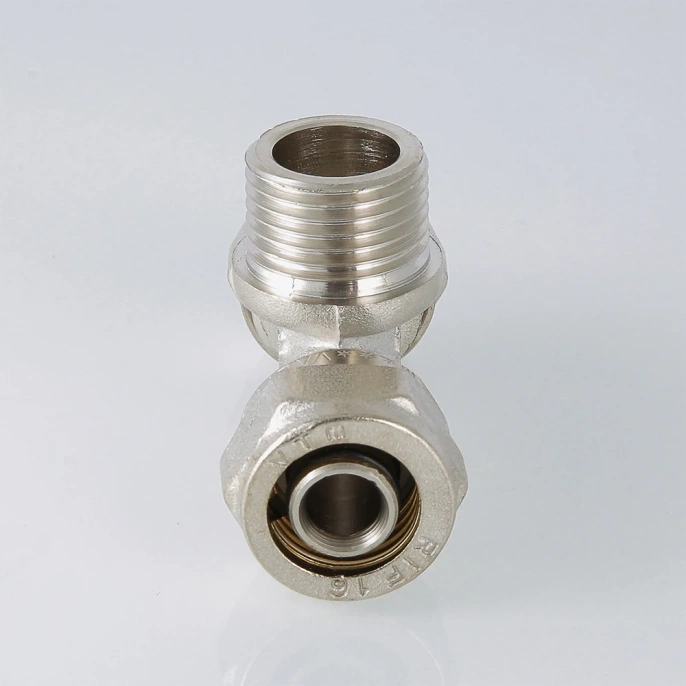 Тройник обжимной Valtec 32 мм х 1 1/4" (нар.резьба)