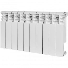 Алюминиевый радиатор Rommer Profi 350 (10 секций)