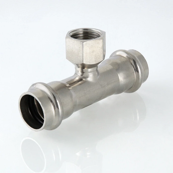 Тройник Inox-Press Valtec 35 мм х 1 1/4" (вн.резьба)
