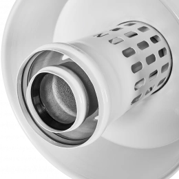 Оголовок с ветрозащитой Rommer D 60/100 Белый (Алюминий)