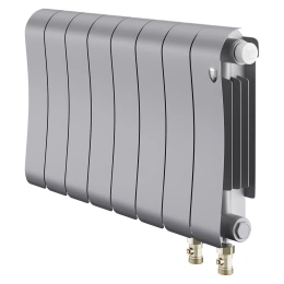 Радиатор биметаллический Royal Thermo Infinity 300 Silver Satin VR80 - 8 секций