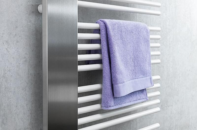 Полотенцесушитель водяной Zehnder Yucca Mirror YM-180-60 (белый)