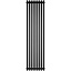 Трубчатый радиатор Stout TUBE QUADRO QV40-1750- 8 секций R нижнее правое подключение (черный матовый муар)