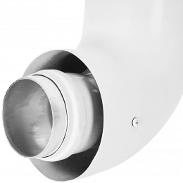 Начальный участок Rommer 90° универсальный D 60/100 (кроме Immergas и Navien Deluxe 75/100 стар.)