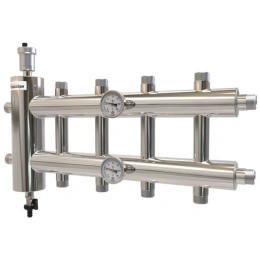 Коллектор с гидрострелкой ПроксиТерм GSK 25-5 Classic 1″ НР x 1″ 60 кВт 5 контуров