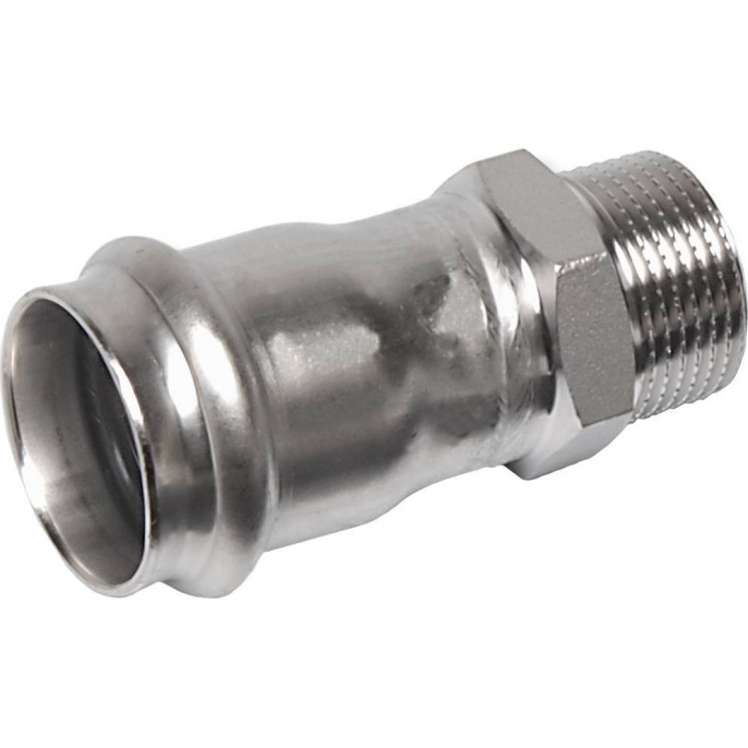 Ниппель нержавеющая сталь Sanha 9243G ВПр-НР, 22x1