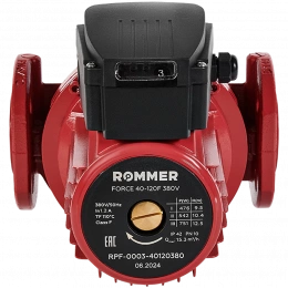 Насос циркуляционный Rommer FORCE 40-120F 380 V фланцевый