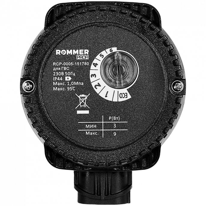 Насос циркуляционный Rommer PROFI Comfort для ГВС