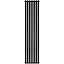 Трубчатый радиатор Stout TUBE ROUND R40 1-1750- 8 секций боковое подключение (черный)