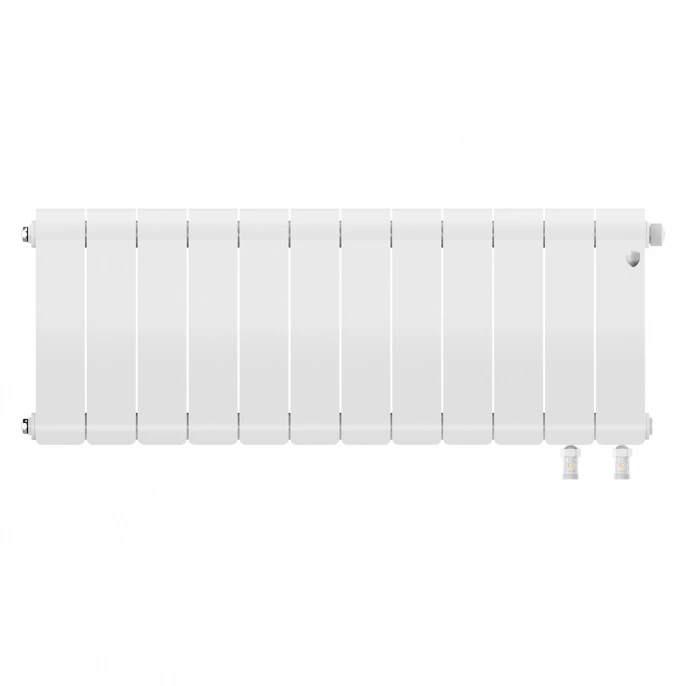 Радиатор биметаллический Royal Thermo Infinity 300 Bianco Traffico VR80 - 12 секций