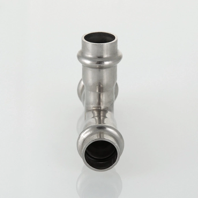 Тройник Inox-Press Valtec 22 x 22 x 22 мм