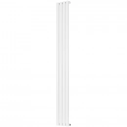 Трубчатый радиатор Stout TUBE ROUND R40 1-1750- 4 секции боковое подключение (белый)