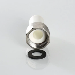 Шуцер Valtec PP-R 32 мм x 1 1/4" с накидной гайкой