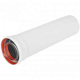 Удлинитель дымохода Rommer коаксиальный раструбный 80/125 L 500