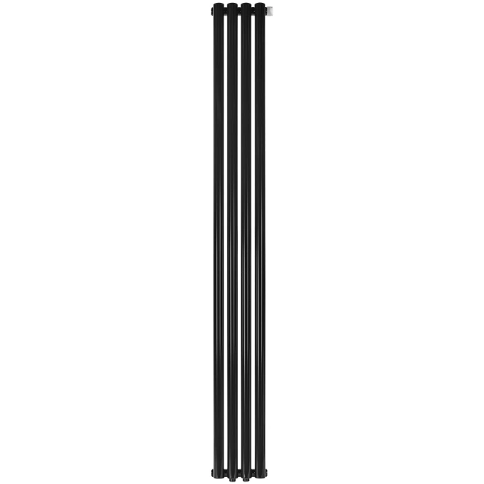 Трубчатый радиатор Stout TUBE ROUND R40 1-1750- 4 секции RT нижнее правое подключение (черный)