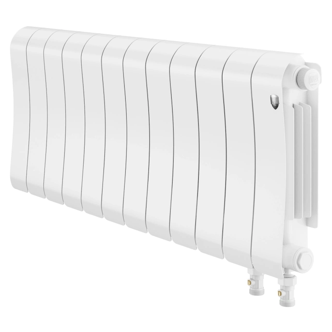 Радиатор биметаллический Royal Thermo Infinity 300 Bianco Traffico VR80 - 12 секций